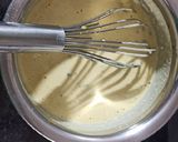 A picture of step 1 of Khandvi.