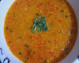 A picture of step 6 of Chana Daal fry.