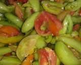 Foto langkah ke 1 dari resep # memenuhi tangtanga #resep ke 3 oseng tomat hijau pedas.