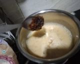 A picture of step 2 of Gulkand tea.