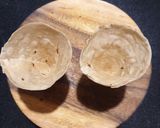 A picture of step 2 of Roti cone Pizza Punch.