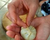 A picture of step 10 of Lilva ni kachori.