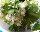 A picture of step 4 of Ceasar Salad.
