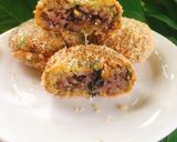 Hình bước làm 3 của món Xôi chiên giòn