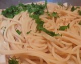 A picture of step 5 of Spaghetti with Porcini Mushrooms.