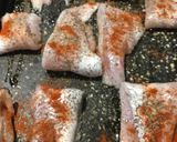 Foto del paso 1 de la receta: Filetes de merluza con quesos y especias al horno