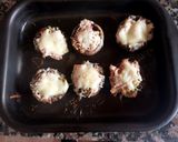 Foto del paso 6 de la receta: Arroz verde con champiñones rellenos. #recetariocamino
