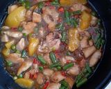 Foto del paso 3 de la receta: Pollo al durazno