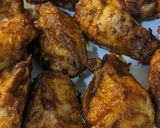 A picture of step 4 of Air fryer wings from frozen.