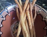A picture of step 7 of Nigerian Kokoro or cornmeal snacks.