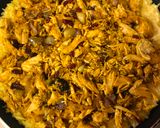 A picture of step 5 of Tahchin (Persian Saffron Rice Cake).
