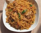 A picture of step 7 of Spicy Chicken Noodles.