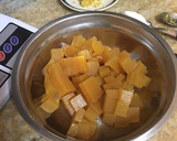 Foto del paso 3 de la receta: Budín de pan a mi estilo con dulce de batata y de membrillo