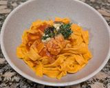 Foto del paso 6 de la receta: Fideos de morrón y huevo