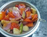 A picture of step 2 of Kathirikai (Brinjal) Khichadi.