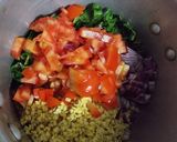 A picture of step 1 of Lentil Spinach Soup.