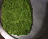 A picture of step 2 of Green pea barfi.