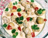 A picture of step 10 of Dahi Phulki.