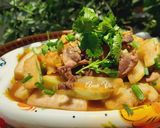 Hình bước làm 4 của món Bầu xào tim cật