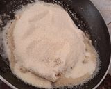 A picture of step 1 of Pineapple Halwa/Pineapple kesari.