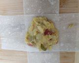 A picture of step 5 of Cheezy veggies box patties.