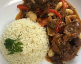A picture of step 5 of Caribbean Oxtail Stew.