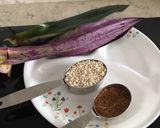 A picture of step 1 of Purple Barley drink.