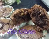 A picture of step 3 of Walnut Supreme Brownie Cupcakes.