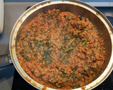 Foto del paso 4 de la receta: Lasaña sin lactosa de boloñesa con espinacas