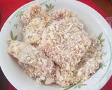 รูปขั้นตอนการทำที่ 4 ของ หมูชุบเกล็ดขนมปังทอด ราดซอสเขียวหวาน (ผงสำเร็จรูป)
