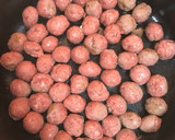 Foto del paso 7 de la receta: Albóndigas con salsa de queso azul