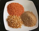 A picture of step 1 of Wheat and Lentil Kebabs.
