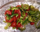 Lecsós 🐟🎏🐟hal-filé🌶️🍅🫑🧅🧄🥗 recept fázis 3 fotója