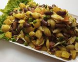 A picture of step 7 of Italian Red Bean Pasta Salad.