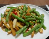 四季豆炒豆干的食譜步驟5照片