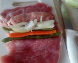 Foto del paso 1 de la receta: Carne de cerdo al horno con chorizo Santarrosano y verduras