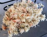 Une image de l'étape 4 de Tomates farcies au crabe, carottes râpées et crème de balsamique.