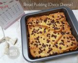 Foto langkah ke 3 dari resep Bread Pudding (Choco Cheese).