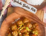 Cara Membuat Balado Bakso Pete 5