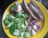 Foto langkah ke 2 dari resep Pindang Tongkol Sambal ijo dgn Terong dan Pete.