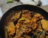 কুমড়ো পাাতায় মোরা বোয়াল গ্রেভি(kumro patay mora boyal gravy recipe in Bengali) রেসিপির ধাপ 3 ছবি