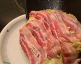 A picture of step 7 of Okonomiyaki.