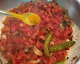 A picture of step 6 of Cowpeas Curry/ Karamani Kuzhambu.