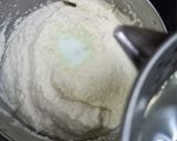 A picture of step 4 of Besan Suji Sandwich Dhokla.