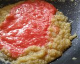 A picture of step 5 of Paneer Capsicum Masala.