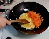 A picture of step 7 of Carrot Scrambled Eggs.