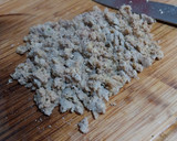 Foto del paso 2 de la receta: Espaguetis a la boloñesa de butifarra de huevo con queso feta