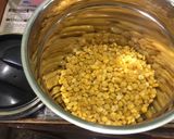 A picture of step 5 of Chana dal coconut barfi.