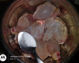 Foto del paso 6 de la receta: Pollo "entalcado" con papas rústicas