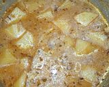 A picture of step 12 of Green Potato Biryani.